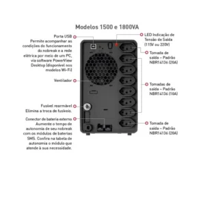 NOBREAK PRO 1800 VA BI/BI WIFI – STS